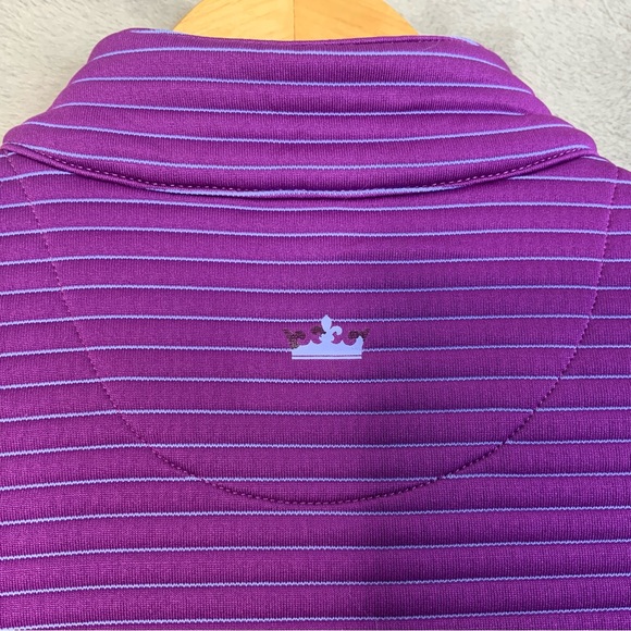 Peter Millar Women’s Quilted Golf Performance Purple Jacket. Size Medium. - Picture 5 of 6